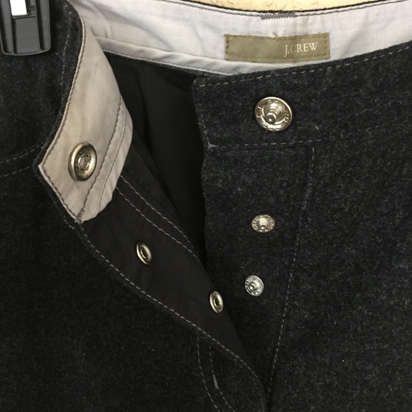 SALE
 J Crew Size 8 Wool Grey Dress Pant Slacks H35 - Picture 3 of 8